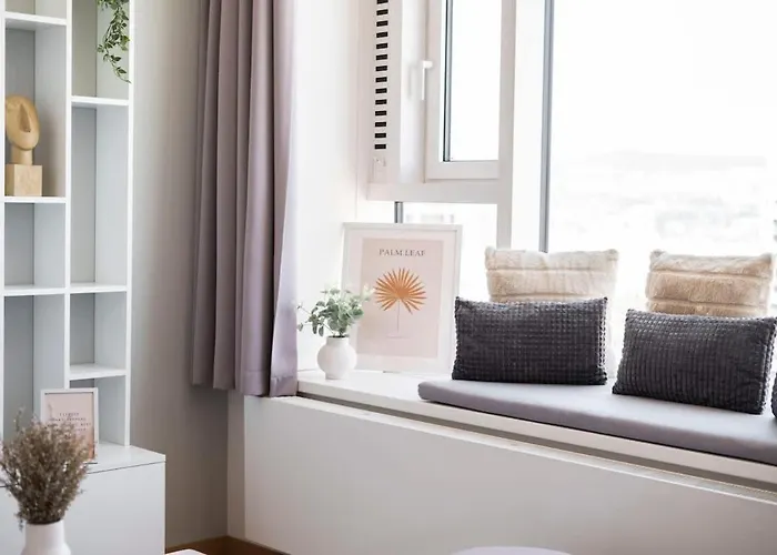 아파트 Luxury 1bdrm On The 28th Floor 브라티슬라바