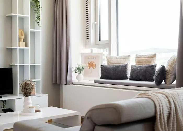 아파트 Luxury 1bdrm On The 28th Floor 브라티슬라바